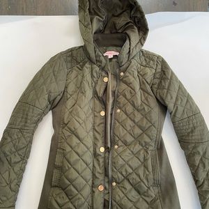 CI Sono kids size 12 girls olive green jacket